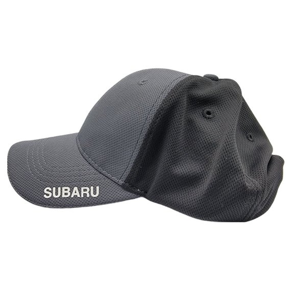 Subaru Impreza Hat Ball Cap Grey Black Car Graphic Adjustable Back - Picture 2 of 10